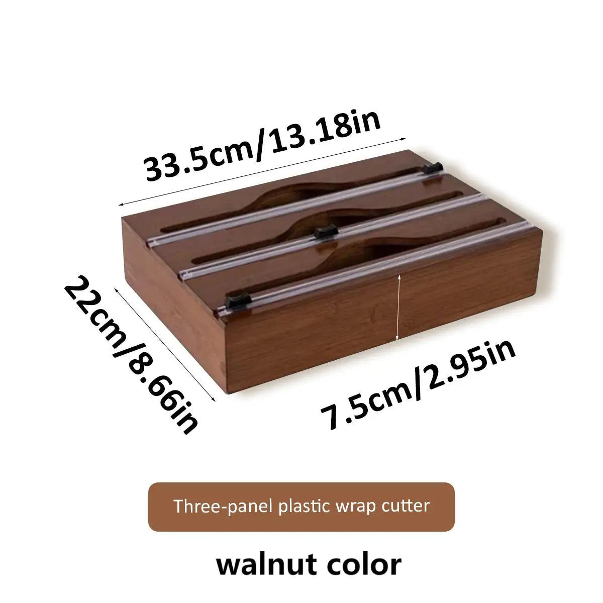 Bamboo Kitchen Wrap Dispenser